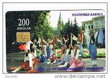 BOSNIA -  PTT BIH (CHIP) - 1998 FOLK COSTUMES    - USED °  -  RIF.  3031 - Altri & Non Classificati