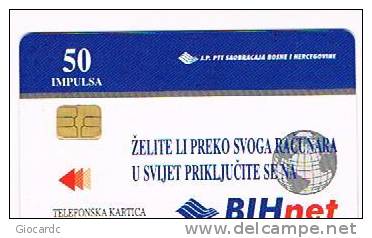 BOSNIA -  PTT BIH (CHIP) - 1998 BIHNET       - USED °  -  RIF. 3030 - Bosnië