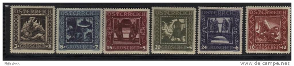AUTRICHE N° 368 à 371 * (charniéres Propres) - Unused Stamps