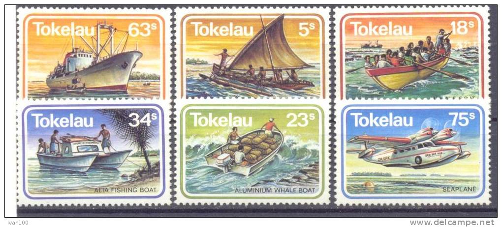 1983. Tokelau, Transport, 6v, Mint/** - Tokelau