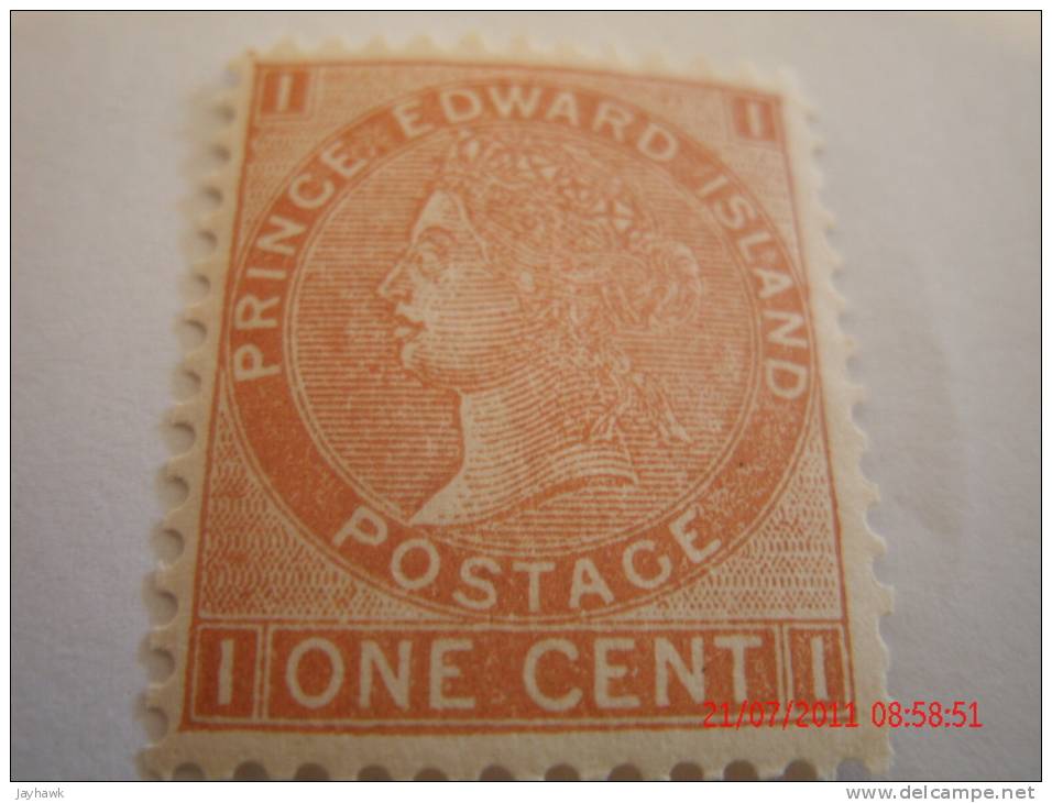 CANADA, PRINCE EDWARD ISLANDS(1872), SCOTT# 11(1c),#15(6c), & #16(12c) ALL MINT OG - Unused Stamps