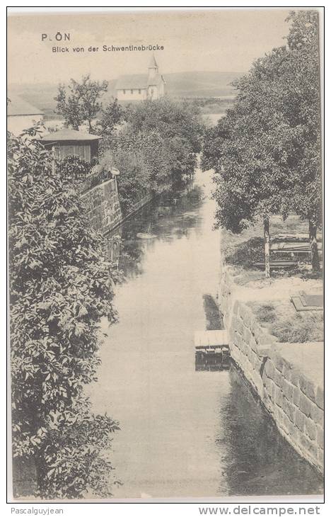 CPA PLON - BLICK VON DER SCHWENTINEBRUCKE - Plön