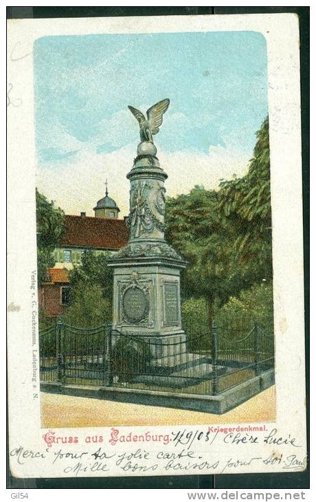 Gruss Aus Ladenburg   Kriegerdenkmal- TF107 - Ladenburg