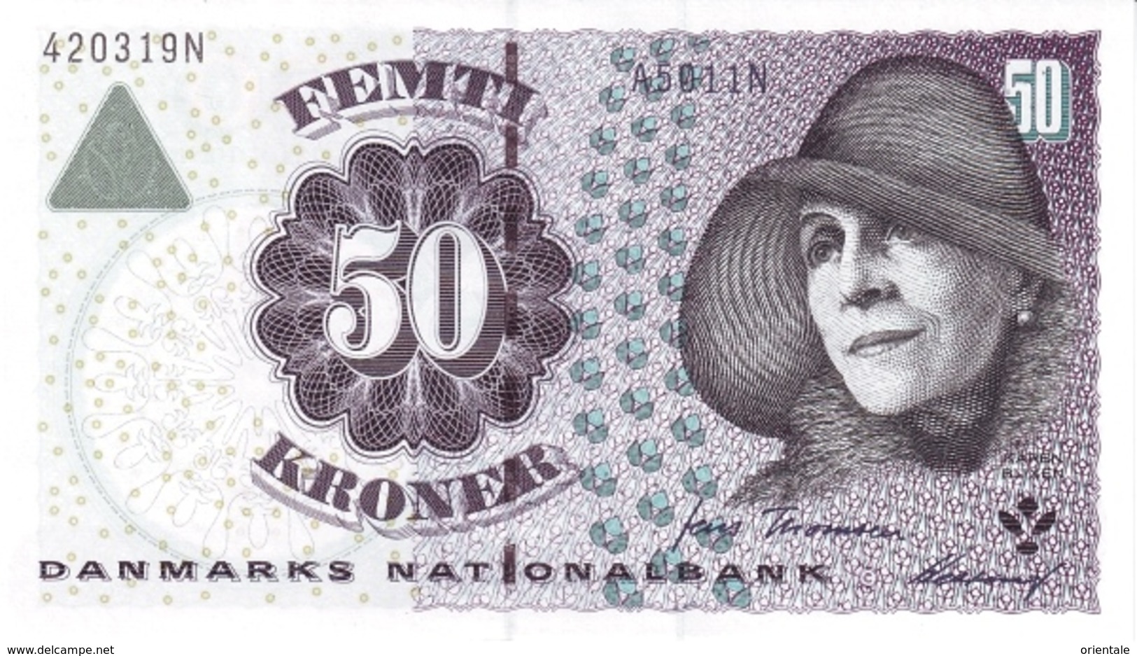 DENMARK P. 55c 50 K 2001 UNC - Denmark