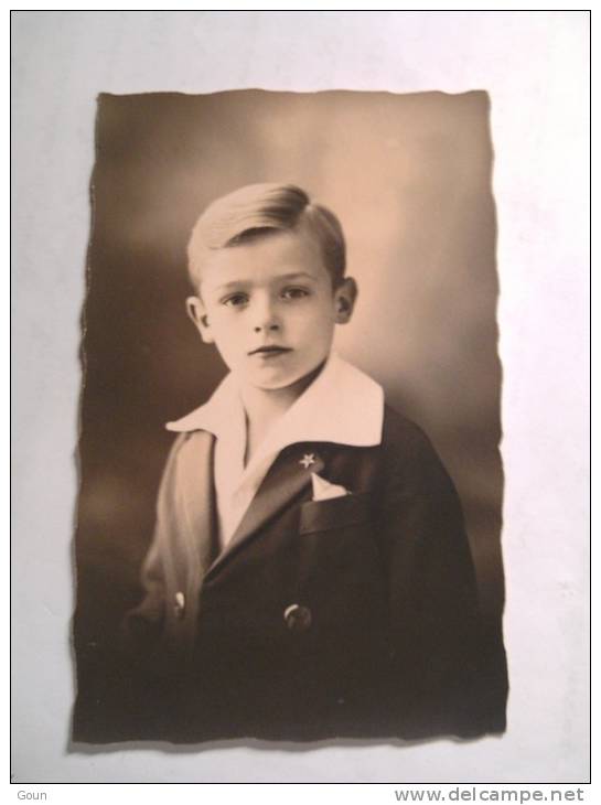 A-1-4-250 Carte Photo Enfant 1930 Photo Bargibant Hollain - Brunehaut