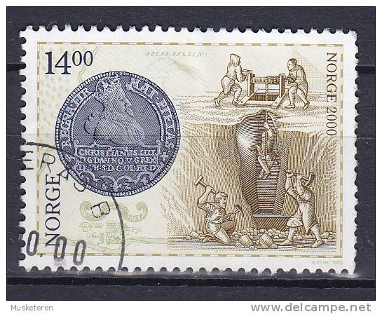 Norway 1999 Mi. 1315    14.00 Kr Union Mit Dänemark Münze Coin - Used Stamps