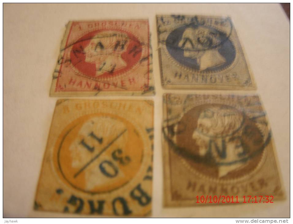 HANOVER, SCOTT#,19,20,22, &23, USED - Hanovre