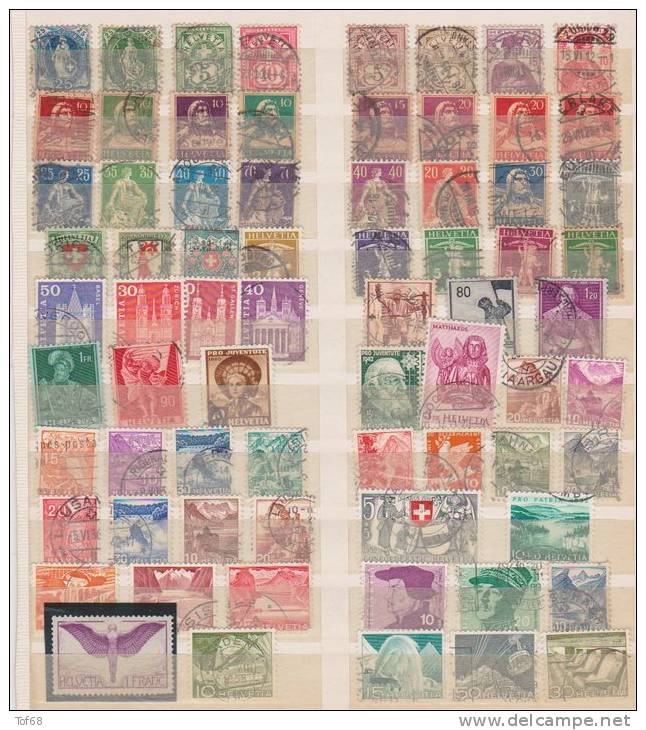 Suisse Lot De 71 Timbres - Collections