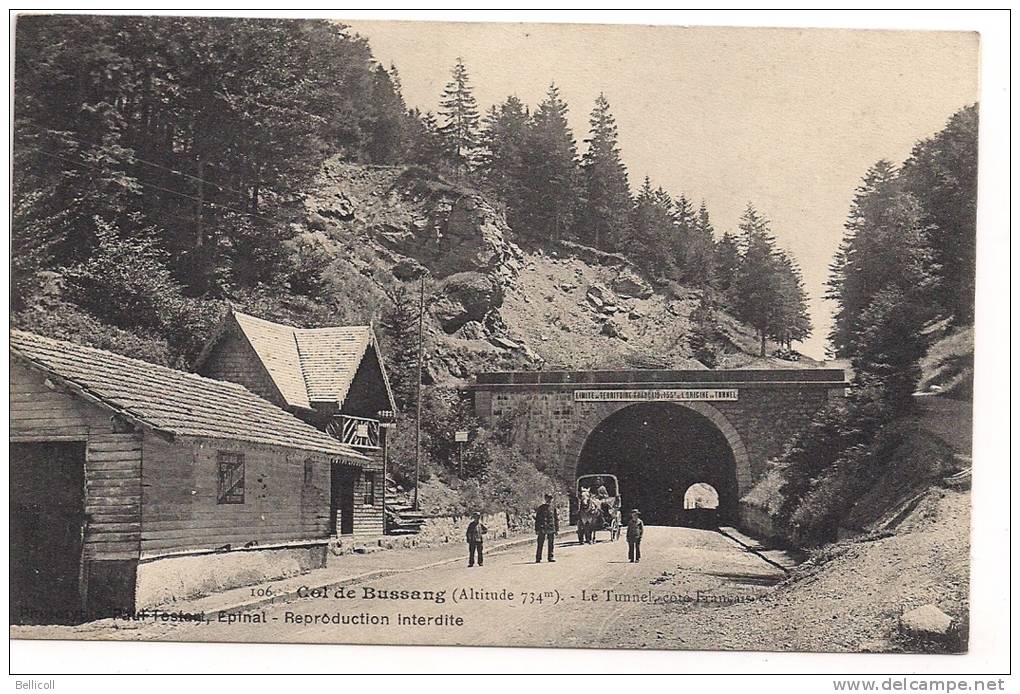 106  -  Col De Bussang  (Altitude 734 M)  Le Tunnel, Coté Français - Col De Bussang