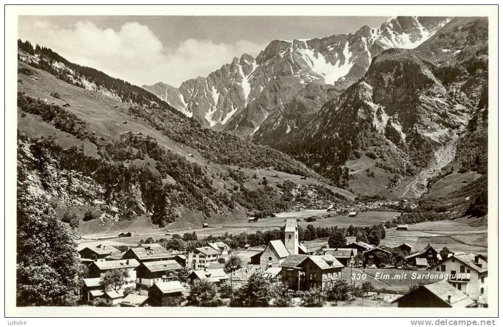 Elm - Dorf Mit Sardonagruppe             Ca. 1940 - Elm