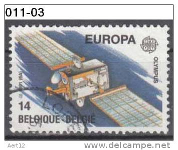 BELGIUM, 1991,  Europa-CEPT, Olympus-1 Satellite; Space, Cancelled (o), Sc. 1399. - 1991