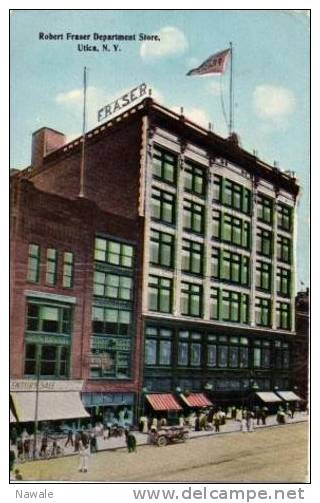 Utica -  Robert Fraser Department Store N.Y. - Utica