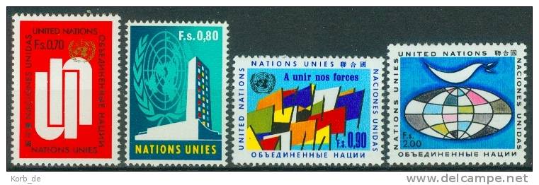 UNO-Genf 1970 / MiNr. 11 - 14 ** MNH /      (d582) - Andere & Zonder Classificatie