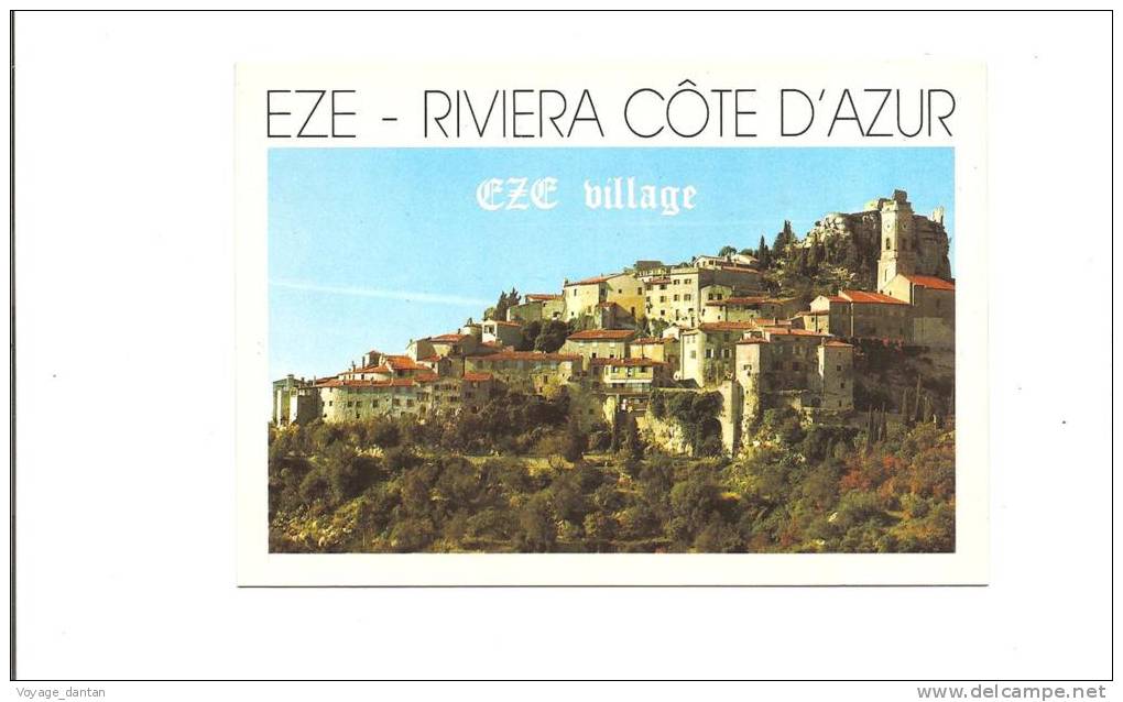 CP, 06, Eze Village, Vue Générale, 1988, Voyagée - Eze