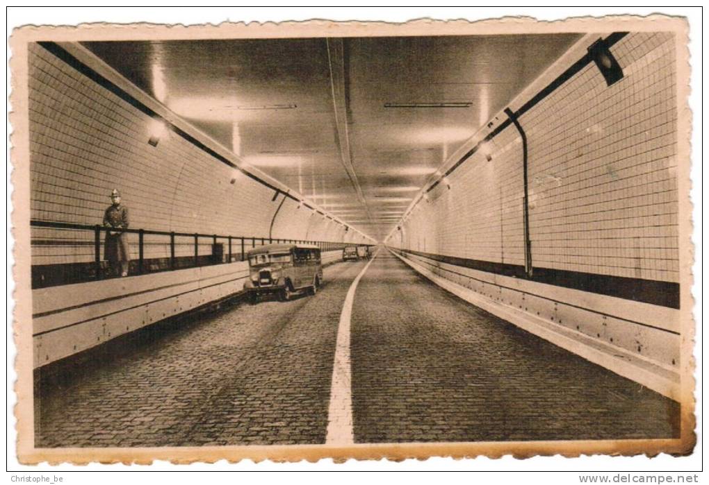 Antwerpen, Binnenzicht Van Den Tunnel Voor Voertuigen Onder De Schelde (pk3349) - Antwerpen