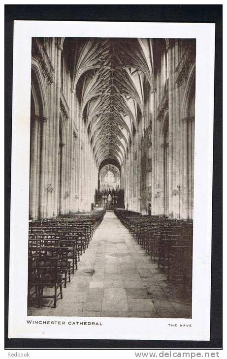 RB 818 - 3 Raphael Tuck Postcards - Winchester Cathedral - Winchester