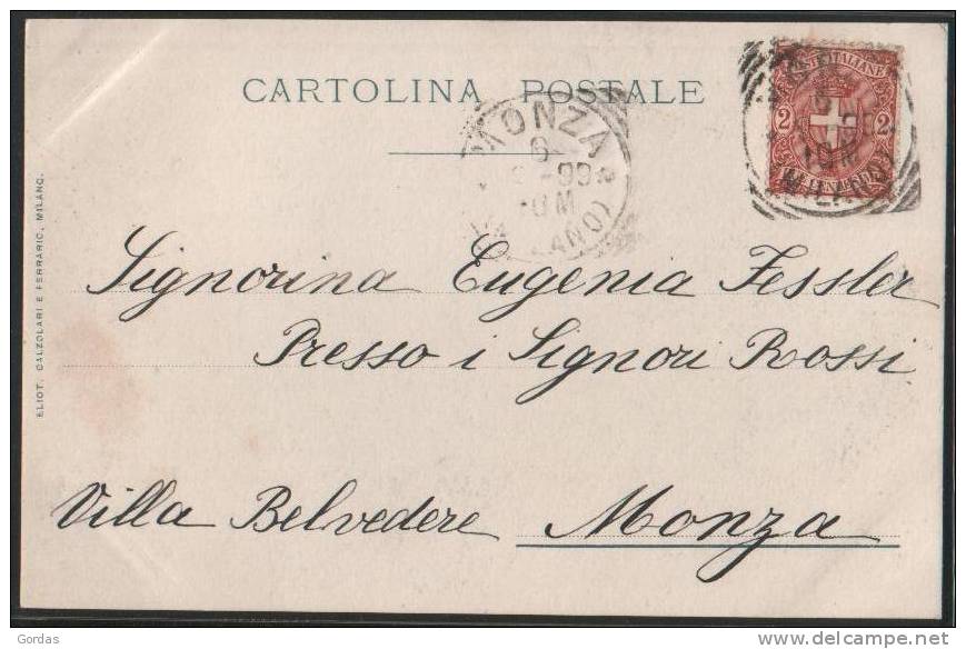 Italy - Monza - Regio Parco - 1899 - Monza