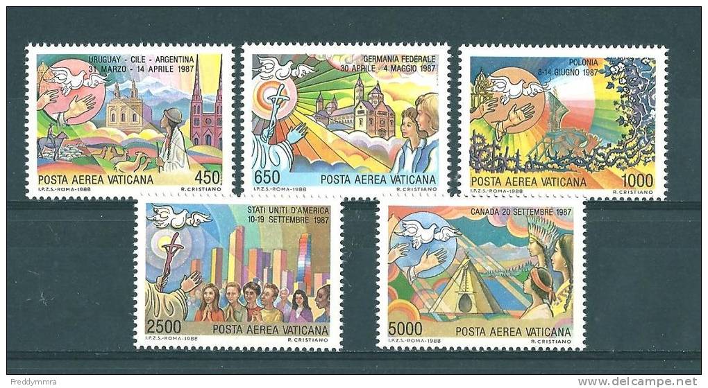 Vatican: PA 83/ 87 ** - Airmail