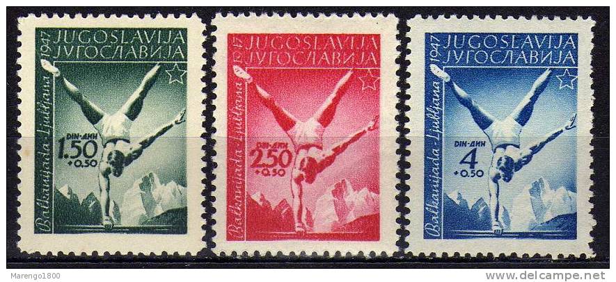 Jugoslavia 1947 - Sport ** - 2 Scan  (g2245)   (NT !) - Unused Stamps