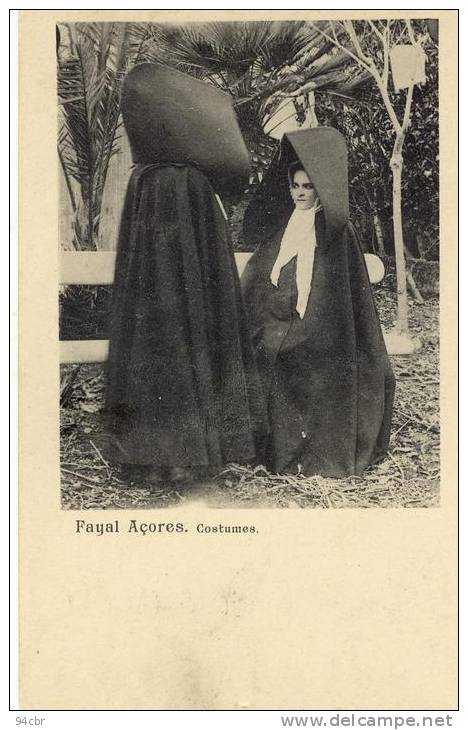 CPA  (PORTUGAL)        ACORES Fayal Costumes - Açores