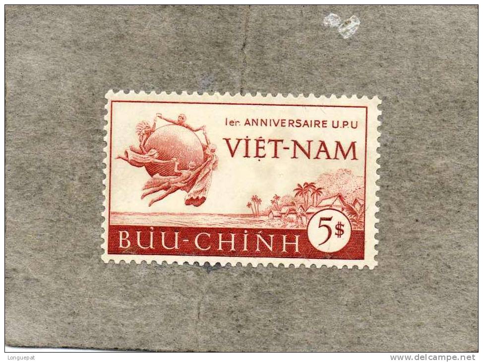 VIET-NAM (Empire) : Anniversaire De L´Admission à L'UPU : Globe Terrestre - Vietnam