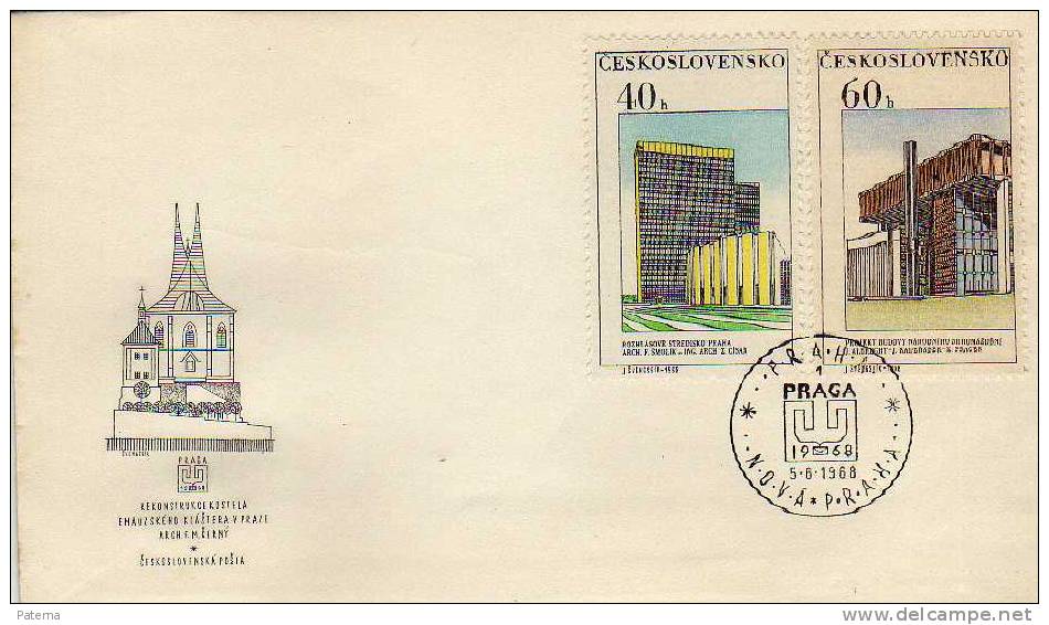 FDC , Praha 1966 , Checoslovaquia, - FDC