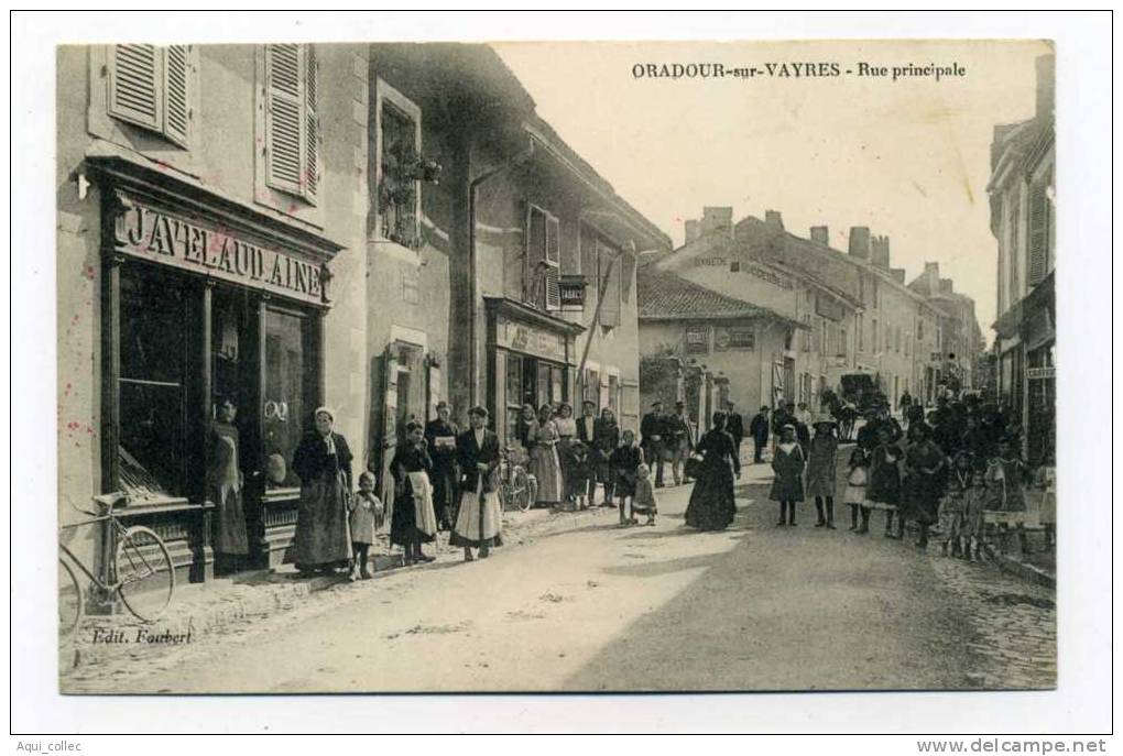 ORADOUR SUR VAYRES 87 HAUTE VIENNE RUE PRINCIPALE - Oradour Sur Vayres