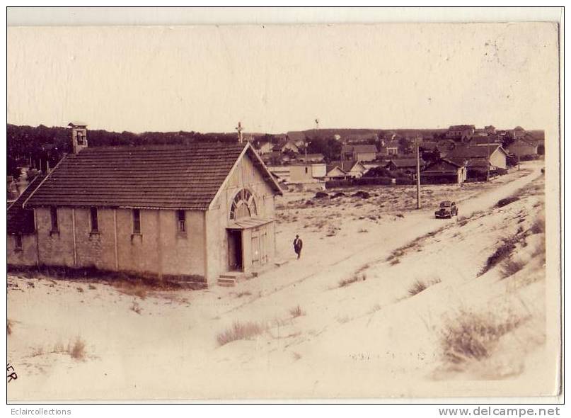 33..............Lacanau.. ...Chapelle  N.D Des Flots  ..Carte Photo - Sonstige & Ohne Zuordnung