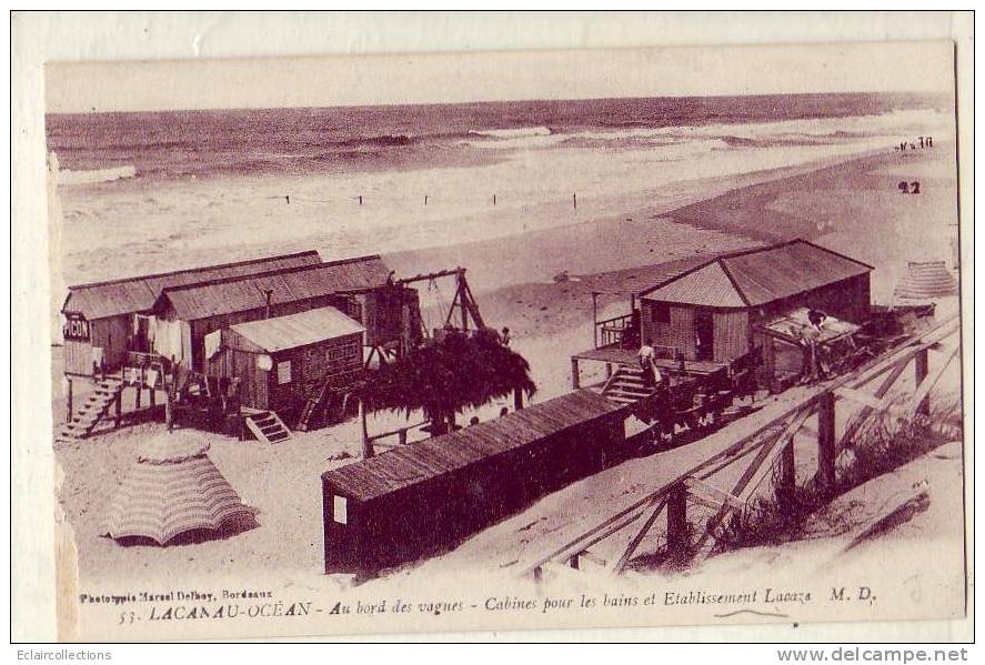 .Lacanau..    33     Plage..Etablissement ..Lacaze - Autres & Non Classés