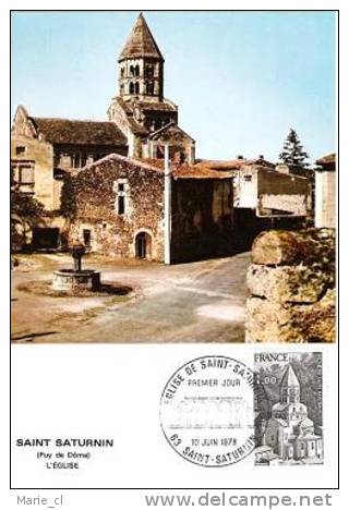 CM : Eglise De SAINT SATURNIN - 1970-1979