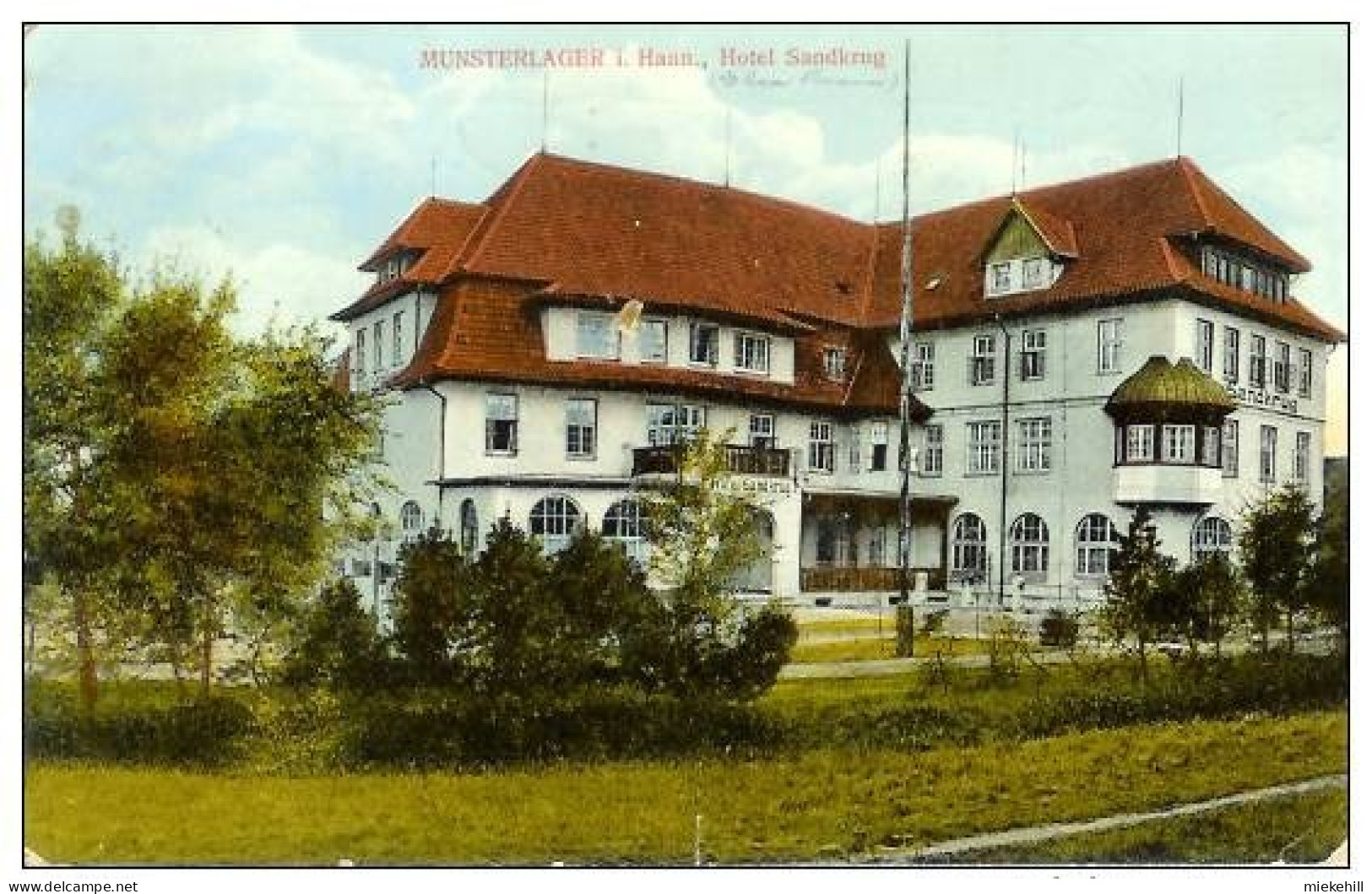 MUNSTERLAGER-Lagerstrasse -oblitération Geprüft Postprüfungsstelle-prisonnier  Guerre14/18-military-kriegsgefangen- - Munster