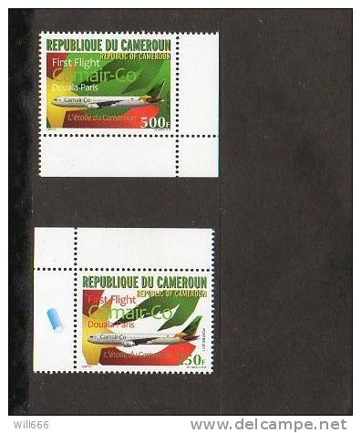 2010 CAMEROUN - Aviation - Set & S.sheet - Cameroon (1960-...)