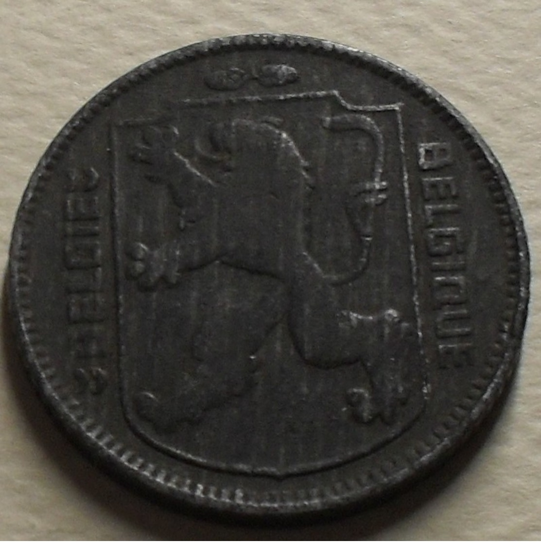 1944 - Belgique - Belgium - 1 FRANC, Type Rau, Occupation Allemande, German Occupation, Légende Belgie-Belgique, KM 128 - 1 Franc