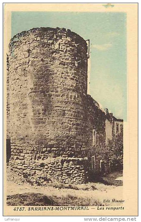 Vaucluse - Ref A89- Sarrians Montmirail - Les Remparts   - Carte Bon Etat - - Sarrians