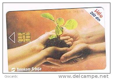 SERBIA - TELEKOM SRBIJA (CHIP) - 2004 WORLD DAY OF ENVIRONMENTAL PROTECTION    -  USED °  -  RIF. 3015 - Altri – Europa