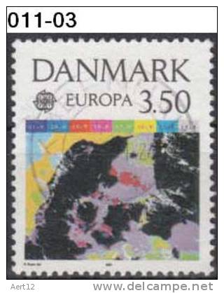 DENMARK, 1991,  Europa-CEPT, Cancelled (o), Sc. 936. - 1991