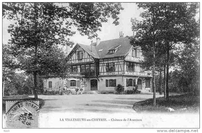 78Z01-DV-5- LA VILLENEUVE EN CHEVRIE - Château De L'Aventure - Louveciennes