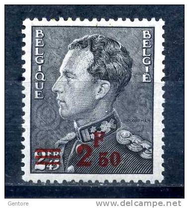 BELGIUM 1938 King Leopold III Overprinted Yvert Cat. N° 478  Mint Hinged - Unused Stamps
