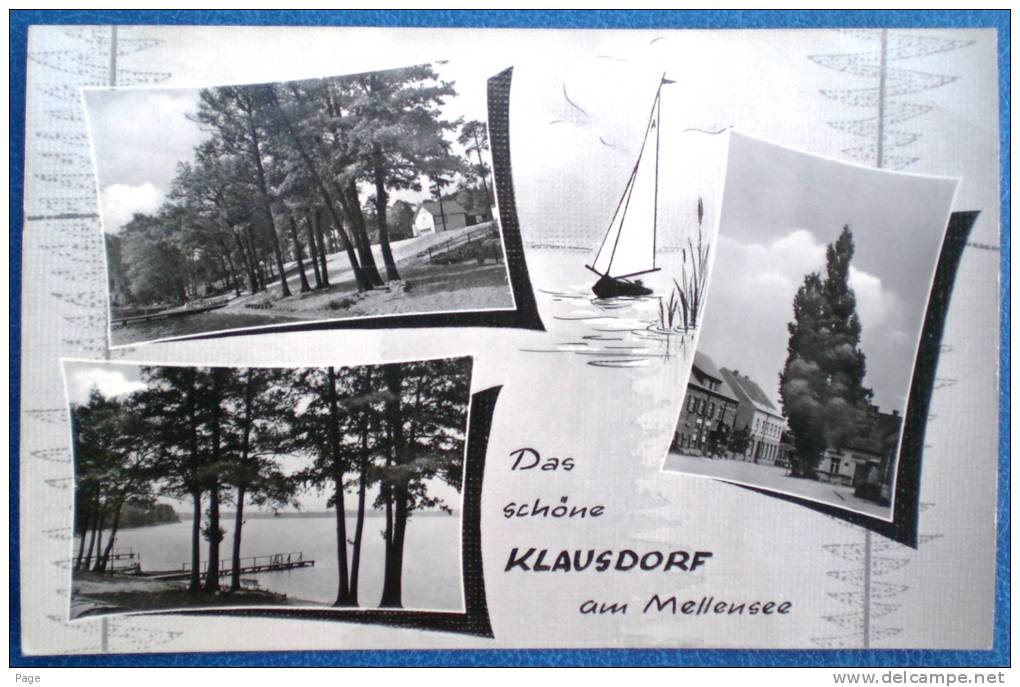 Klausdorf,3-Bild-Karte,1966,Das Schöne Klausdorf Am Mellensee, - Klausdorf