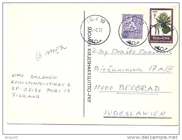 Stamped Stationery - Traveled 1972th - - Postal Stationery