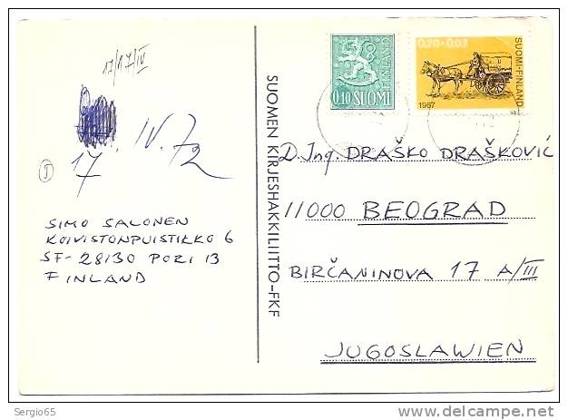 Stamped Stationery - Traveled 1972th - - Postal Stationery