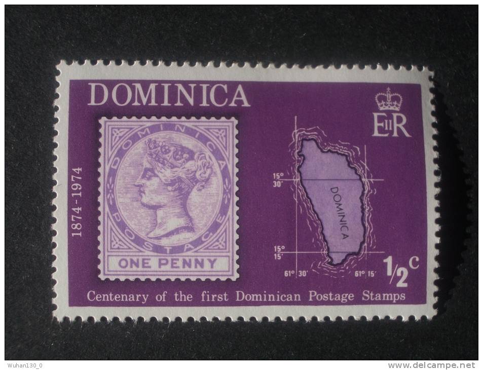 DOMINIQUE   *  *   De  1974   "  Centenaire  Du  1er Timbre  De  DOMINIQUE   "     1  Val . - Dominica (1978-...)