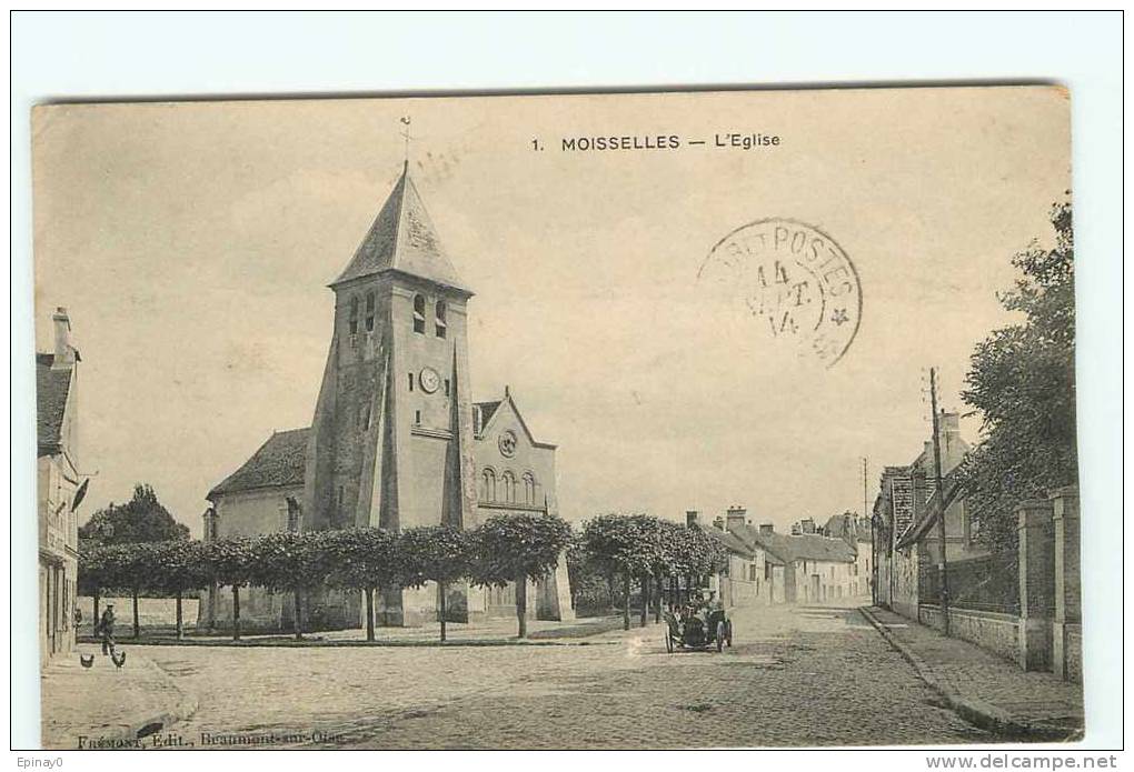 B - 95 - MOISSSELLES - L'église - édition Fremont - Moisselles