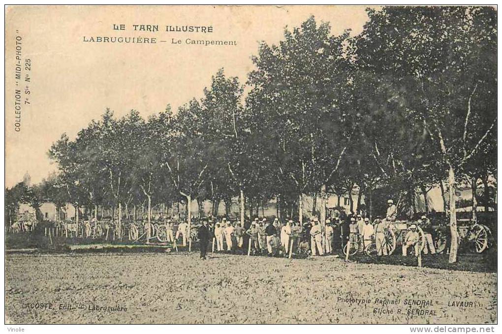 Tarn : Réf : A -12-515 : Labruguière  Le Camp Militaire - Labruguière