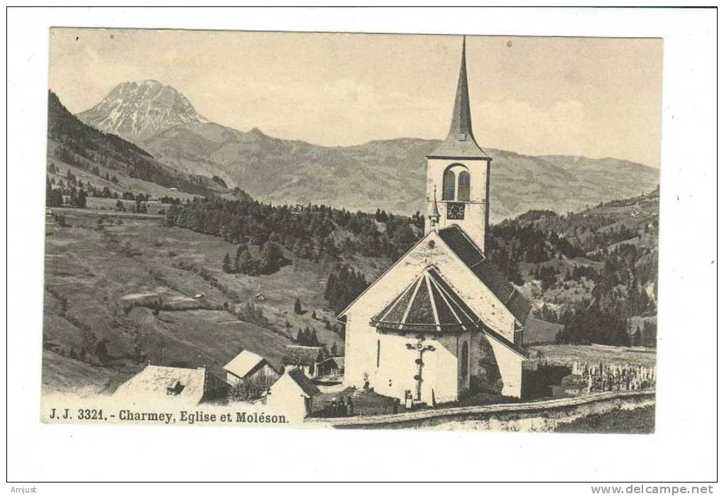 Charmey, église Et Le Moléson - Charmey