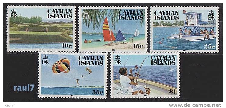 CAYMAN 1987 - Tourisme, Paysages // 5V Neufs // Mnh Set - Cayman Islands