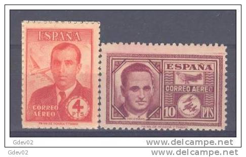 ES991-L1454TTOA.España .Spain.Espagne.Avion.Avia Dores.HAYA  Y MORATO.1945 (Ed 991/2**) Sin Charnela,. MAGNIFICA - Otros (Aire)