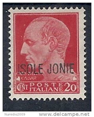 1941 ISOLE JONIE EFFIGIE 20 CENT MH * - RR9667 - Ionische Inseln