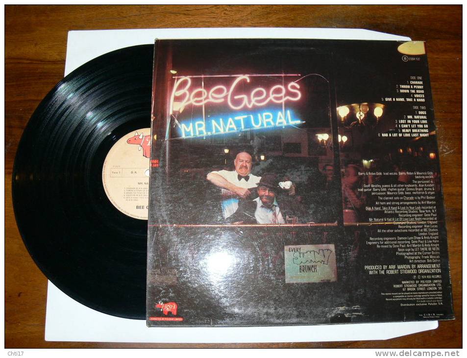 BEE GEES  "  MR NATURAL "  EDIT POLYDOR EN 1975 - Disco, Pop