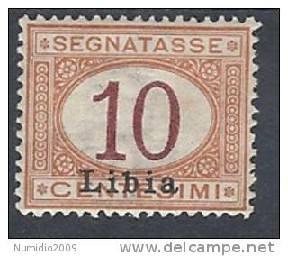 1915 LIBIA SEGNATASSE 10 CENT MH * - RR9678 - Libya